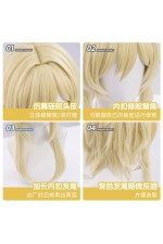 1/3 Delusion Genshin Impact Traveler Lumine Aether Cosplay Wigs